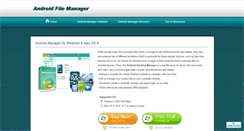 Desktop Screenshot of android-file-manager.com