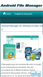 Mobile Screenshot of android-file-manager.com
